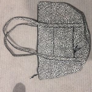 Large black and white Vera Bradley bag